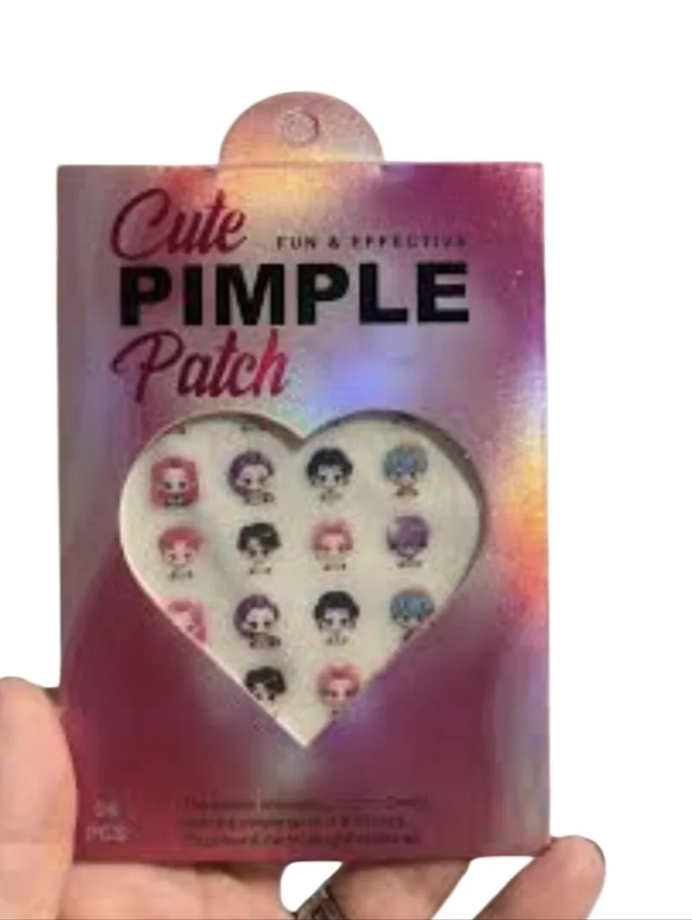 Pimple Patch Kids Stickers - Assorted Pink, Purple, Blue, Black